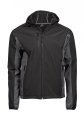 Softshell Jassen Hooded Tee Jays 9514 zwart-dark grey